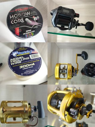 Carrete brumero chunk senuelos halco penn shimano