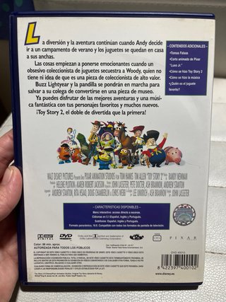 DVD Toy Story 2: Los Juguetes Vuelven a la Carga