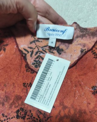 Blusa estampada flores Braiconf Talla M
