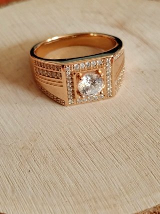 Anillo chapado oro