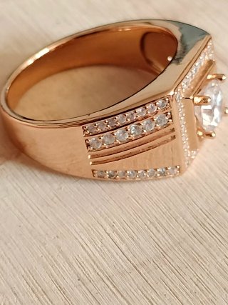 Anillo chapado oro