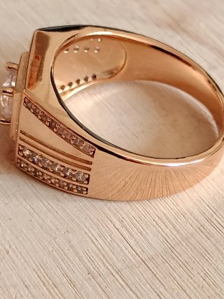 Anillo chapado oro