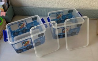 Cajas de almacenamiento infantiles tren