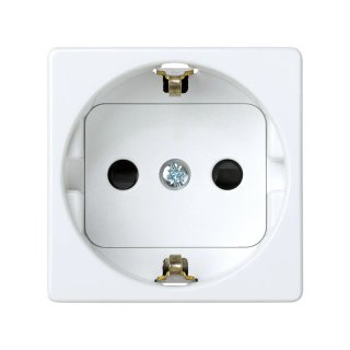 SIMON 27472-65 Enchufe schuko Blanco