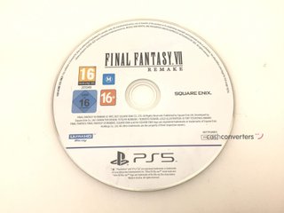 final fantasy vii remake intergrade ps5