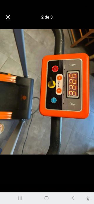 Cinta de correr con pantalla digital