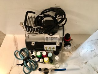Compresor aerógrafo con accesorios