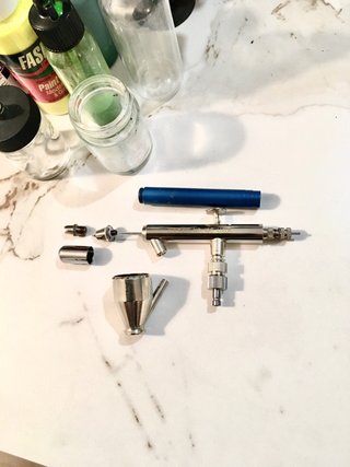 Compresor aerógrafo con accesorios