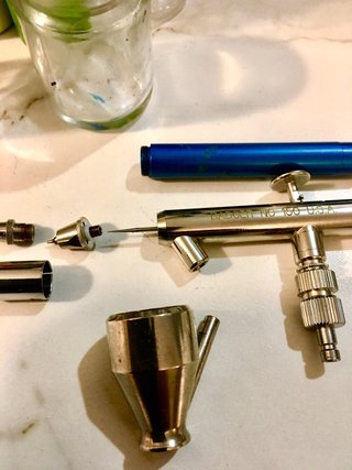 Compresor aerógrafo con accesorios