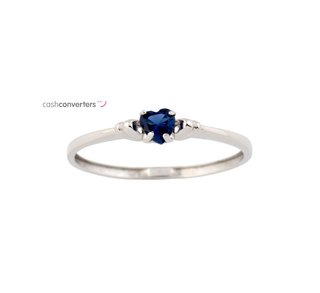 anillo oro 18k con piedra con circonita