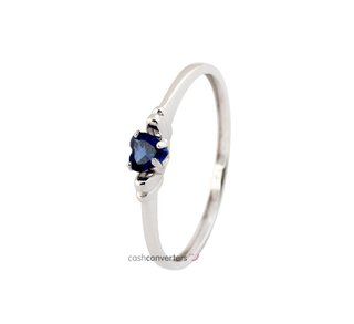 anillo oro 18k con piedra con circonita