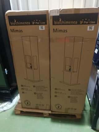 Chimenea Bioetanol Mimas Negra