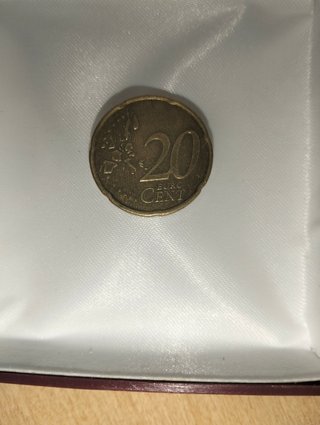 Moneda 20 céntimos Grecia 2002