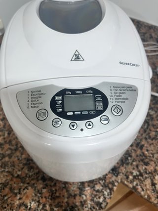 Panificadora para hacer sin gluten y con gluten