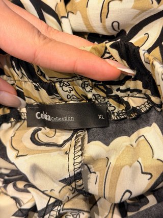 Pantalones anchos estampados XL