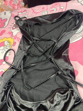 Vestido blanco encaje,vestido liso negro