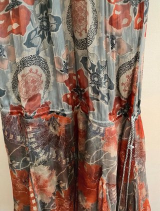Vestido Diesel Seda Floral M