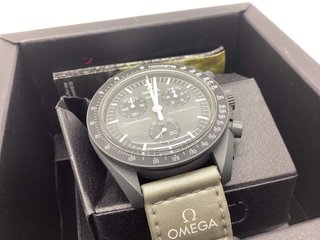 reloj pulsera caballero swatch speedmaster moonswatch mission to mercury