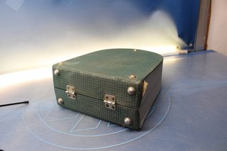 Giradischi portatile, Electrophone Philips AG-2141. Anni '50.