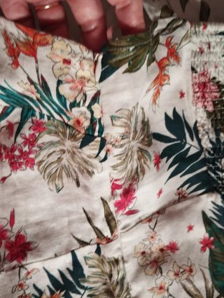 Mono corto estampado floral