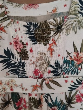 Mono corto estampado floral