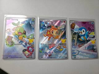 Trío de Pokémon Iniciales Sinnoh