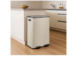 Cubo Basura Doble Relaxdays 60L (30L x 2)