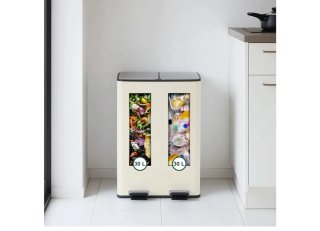 Cubo Basura Doble Relaxdays 60L (30L x 2)