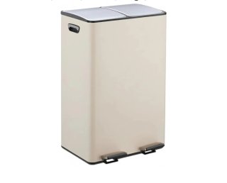 Cubo Basura Doble Relaxdays 60L (30L x 2)