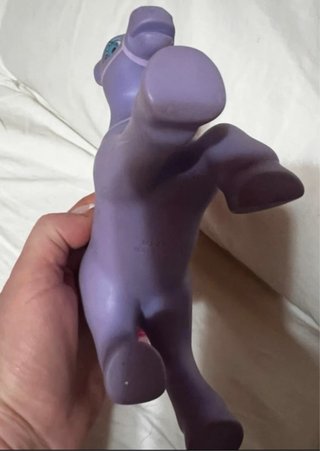 Juguete Little Pony Morado con Trenza Rosa