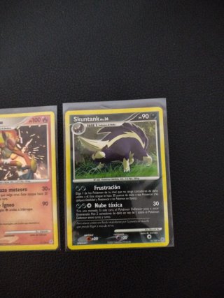 2 Cartas Pokémon: Infernape y Skuntank