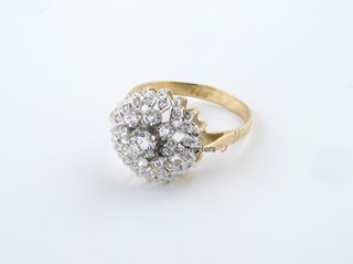 anillo oro 18k con piedra con circonita
