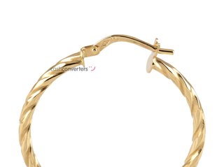 argollas oro 18k