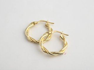 argollas oro 18k