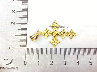 crucifijo oro 18k