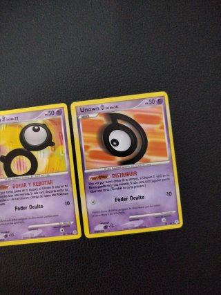 3 Cartas Pokémon Unown M/ B /D