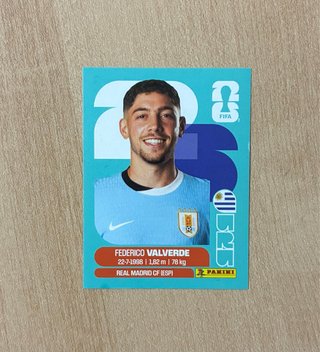 Cromos Panini Federico VALVERDE mundial 2026