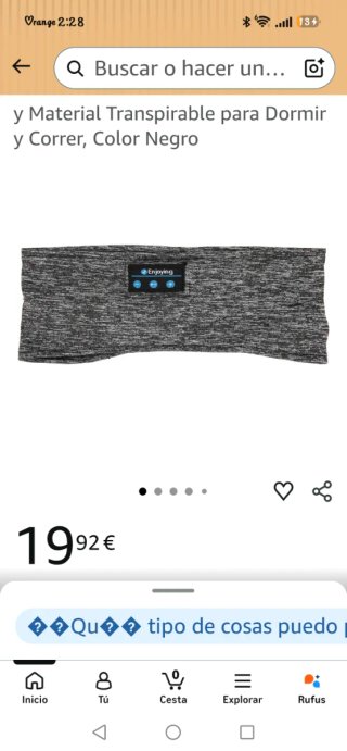Diadema con Auriculares Bluetooth