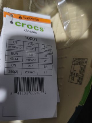 Crocs x Bape Talla 43-44 Camuflaj