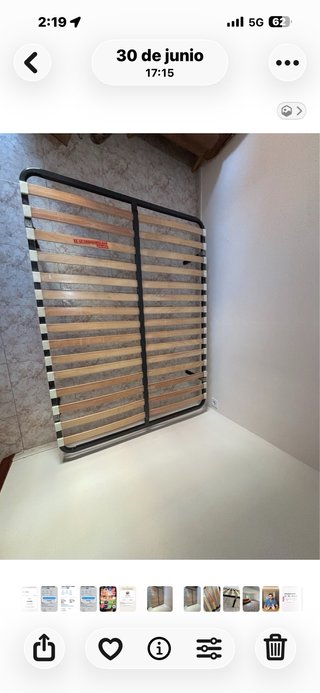 Somier Pikolin 135x180 con patas