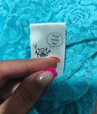 Vestido Hunkøn encaje turquesa Talla S