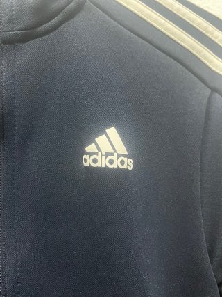Sudadera Adidas Azul Marino con Rayas