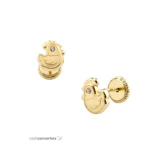 pendientes oro 18k