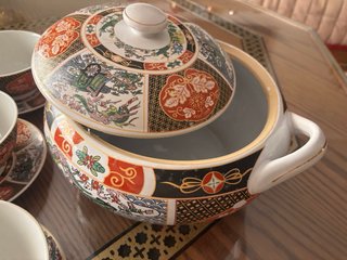 Conjunto Sopera Porcelana Multicolor