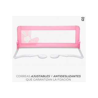 Barriera letto per bambini Asalvo pieghevole, bianca