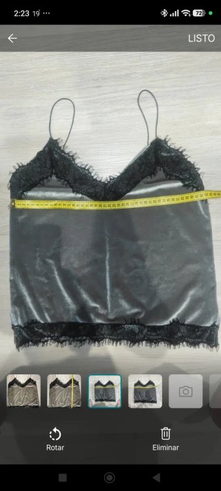 Top lencero con encaje