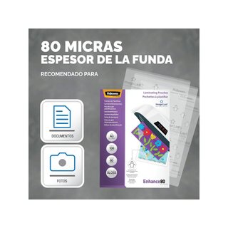 Fellowes buste plastificatrici A3 finitura brillante