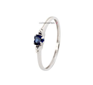 anillo oro 18k con piedra con circonita