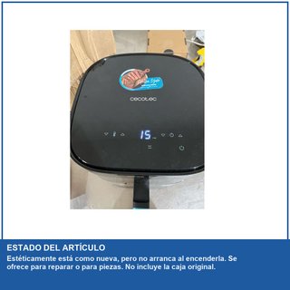 - Cecotec Cecofry DuoHeat 6000 freidora aire 6L