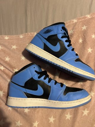 Nike Air Jordan 1 Mid Scarpe Blu/Nero